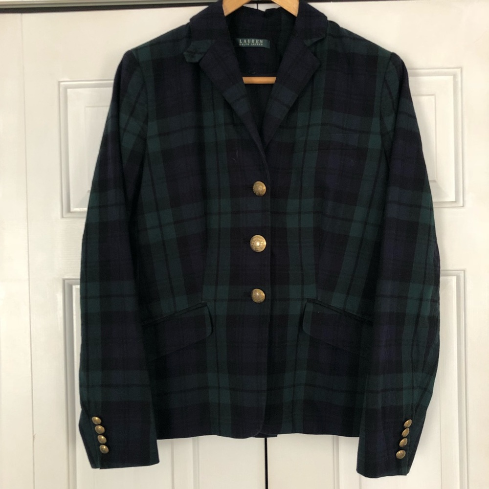 Ralph Lauren Plaid Blazer